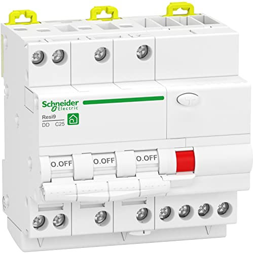 Schneider Electric - Resi9 - disjoncteur différentiel - 3P+N - 32A - 30mA - courbe C - type Asi - R9PDCS32