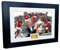 Arsène Wenger Celebration 12 x 8 A4 Signiertes Arsenal – Thierry henry- Patrick vieira- Dennis bergkamp- Ian Wright – Theo Walcott – Autogrammkarte Fotografieren, Bilderrahmen Fußball Geschenk