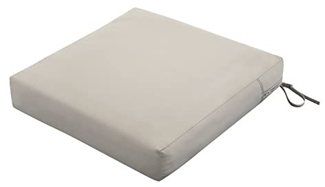 CLASSIC ACCESSORIES Ravenna Sitzkissen, 58,4 cm B x 58,4 cm T x 12,7 cm Dicke, Pilz