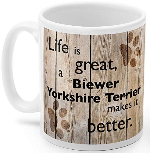 Biewer Yorkshire Terrier Dog Mug, Biewer Yorkshire Terrier Dog, Ideal Present for Dog Lover