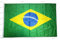 Bandera Brasil 150x100cm en tela náutico resistente al viento 115g/m², bandera de Brasil 150x100cm, bandera brasileña 150x100cm con cordón o mosquetones, doble costura perimetral y cinta de refuerzo