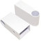 Mira L14D Slide bar Support Rail Ends Brackets - White Pair (1703.200)