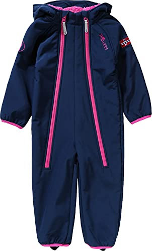 Trollkids Kids Nordkapp Overall 86, navy/pink