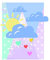 Komar Disney Wandbild | Winnie Pooh Clouds | Kinderzimmer, Babyzimmer, Dekoration, Kunstdruck | ohne Rahmen | WB088-30x40 | Größe: 30 x 40 cm (Breite x Höhe)