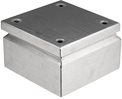 RS PRO TLX Edelstahl Anschlussbox farblos IP66 Breite 150mm Höhe 80 mm Länge 150 mm