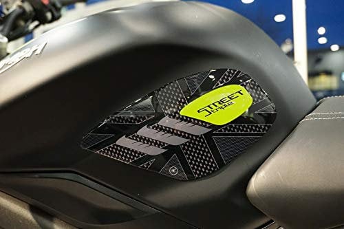 labelbike - 2 x 3D motorrad Tank Seitenschutz Kompatibel mit Triumph Street Triple 2013-2020