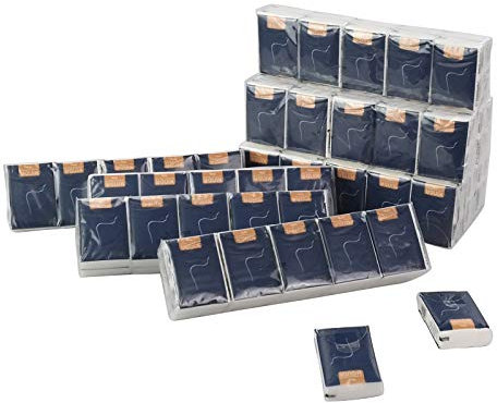 Ortodayes Papiertaschentücher, 4-Lagige PapiertüCher, 100er Pack (10x10 TüCher)