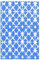 vidaXL Outdoor-Teppich ARAKIL Weiß und Blau 190x290 cm PP