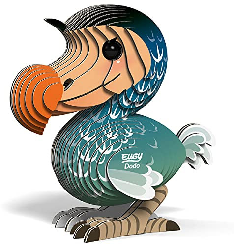 Eugy Dodo 3D-Puzzle, 30-teilig, umweltfreundlich, pädagogisches Lernpuzzle für Kinder ab 6 Jahren