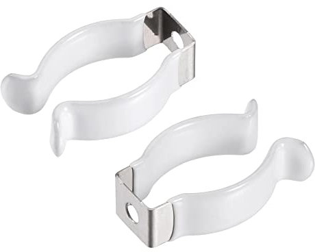 sourcing map T8 U Clips LED Fluorescent Tube Support Fixation Support Accessoires Paquet 10
