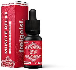 freigeist. Muscle Relax CBD Aromapflege-Öl, für Körper und Geist, 30 ml.