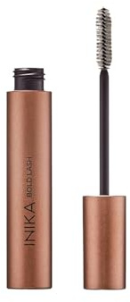INIKA Organic Bold Lash Mascara, Vegan and Non-Toxic, Amplifies Lashes for Volume and Length, with Conditioning Natural Ingredients and Pure Mineral Pigments, Cruelty-Free, 0.43 fl oz / 13ml BLACK