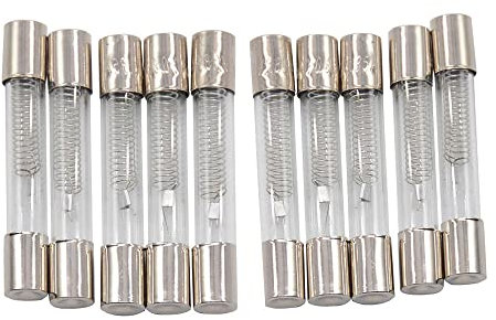 10 piezas 5kV Fusible especial de horno de microondas 6 * 40 mm Fusible 5000V 700MA Fusible de alta presión,0.9A