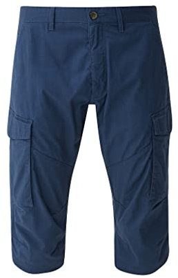 s.Oliver Men's Cargo-Bermuda, Detrot Relaxed Fit, Blue, 30