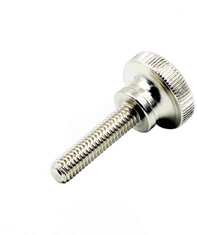 M2 Rändelschrauben, Rändelschrauben hohe Form, mit Gewinde M2, 50 Stück (M2 x 3 mm)