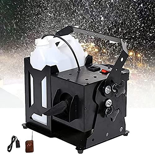 CHUNTIANMEI Bühne Schneeflocken Maschine,Schneemaschine,Professioneller Outdoor- und Indoor-Bühnen-DJ-Party-Schneeflockenhersteller,Produziert Die Illusion Von Echtem Schnee,600W