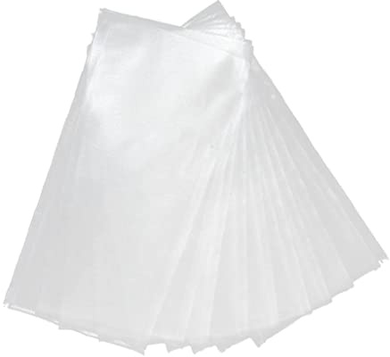Tiuimk 50 Stück schnell lösliche PVA-Beutel für Angelköder Lachsack, 80 mm x 160 mm, weiß, Taschen-Organizer