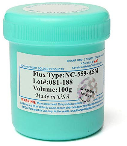 NC-559-ASM TPF Salder Flux Anti-Wet No-Clean 100g Crema AMTECH Flusso di saldatura