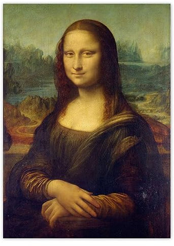 Wandsticker Dekor Foto Aufkleber 50x70cm Mona Lisa Nr. H1419M_NS1H