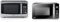 Toshiba 800w 23L Microwave Oven with Digital Display, Auto Defrost, One-Touch Express Cook & 800w 20L Microwave Oven with 12 Cooking Presets, Upgraded Easy-Clean Enamel Cavity