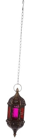 Cabilock Candelabro De Hierro Forjado Farol Colgante Adorno para Casa Candelabros para Velas