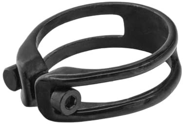 Sattelklemme Ultraleichte Carbon Fahrrad Sattelstütze Klemme 31,8/34,9mm 7g Sitzrohr Klemme MTB Sitzrohr Clip Fahrrad Teile fahrrad Sattel Sattel Klemme Schnellspanner SattelstüTze (Color : 31.8mm bl