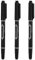 XJKLBYQ Tattoo-Schablonenstift, 3pcs 5,39 Zoll Hautmarker, Tattoo-Werkzeug, Hautbegleiter Twin Tip Tattoo Stift ungiftig professionelle Tattoo für Tattoo-Künstler Schwarz