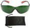 FLEXMAN Welding Glasses, Slip Proof TIG Welder Protective Goggles with Storage Bag, PC Welding Safety Glasses for Soldering Cutting (Light Green)