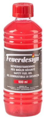 Gel Accendi Carbonella Liquido Combustibile per Caminetti e Barbecue Inodore Etanolo Accendifuoco Biogel 500ml