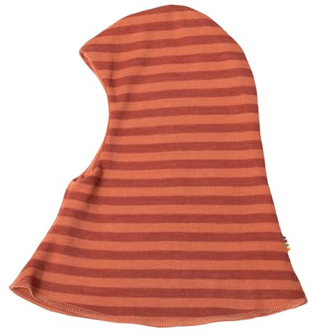 Joha Baby Kinder Jungen Mädchen Schalmütze Merino-Wolle, Größe:52, Farbe:red Stripe