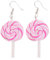 VALICLUD 4er Set Lollipop Ohrringe Aus Polymer Clay Kreative Ohrschmuck Dekorationen Verschiedenen Farben Elegante Ohrhänger Für Frauen ädchen Und Damen Modische Ohrringe