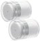 ASAKKURA 2pcs Air Pump Cosmetic Cream Storage Bottles Refillable Vacuum Dispenser for Skincare Moisturizers Lotions Travel-friendly Containers