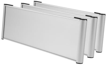 Amosfun Letreros De Oficina De Aluminio 3 Soportes Placas De Identificación Para Puertas