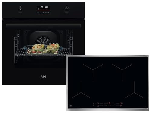 AEG AB37BP Set Pyrolyse Backofen BPK53516XB + Induktionskochfeld OIO84A00XB