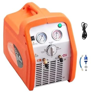Máquina portátil de recuperación de refrigerante HVAC de doble cilindro, herramienta de extracción rápida de gas para sistemas de aire acondicionado y automóviles, 220-240 V, 50 Hz