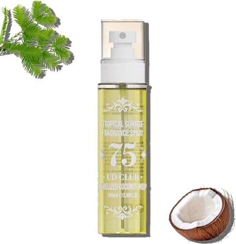 Parfüm Bodyspray Damen, Fruchtiges Body Mist, Long Lasting Fragrance Spray, Hair and Body Fragrance Mist, Parfum Damen Set, Feuchtigkeitsspendende Befeuchtet die Haut (75#)