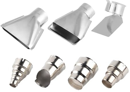 ZJchao Hot Air Nozzle, Hot Air Gun Tip Heat Gun Nozzles Kit for Soldering Station Repair Tool Accessory 7pcs 35-40mm Kits, for Type