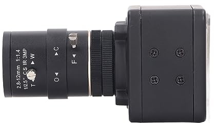 BAFOVY 5-MP-USB-Ausgangskamera, Digitale Webcam mit Manuellem Zoomobjektiv, Auflösung 2592 X 1944 für Industrielle und Medizinische Zwecke