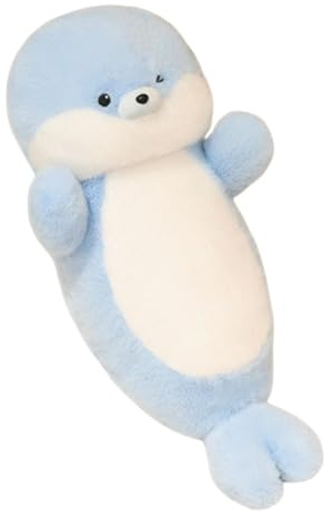 Xiyocadt Robbe Kuscheltier, Kuscheltier, Robben Kissen PlüSchtier Deko, Weich Stofftier Spielzeug Puppe, Niedliche Cartoon Robbe Kissen, Geschenk FüR Kinder Jungen Und MäDchen (70cm,zhayan)