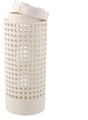 Garden Composting Bin PVC Composter Tube with Secure Lid and Ventilator for Small Spaces and Raised Beds Converts Kitchen and Garden Waste into Nutrient-Rich Soil(1pcs)