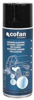 Cofan Limpiador de Alquitrán en Spray 400 ml | Elimina resíduos de alquitran | Ideal para talleres de carrocería