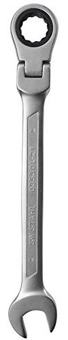SW-Stahl 03530L-21 - Llave combinada (21 mm, con articulación)