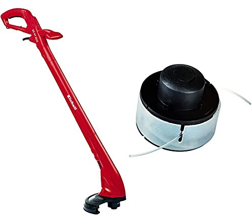 Einhell Gc-Et 2522 Tagliabordi Elettrico & 3405075 Ricambio Bobina Di Filo Per Decespugliatore Elettrico Gc-Et 2522 (Lunghezza 6 M, Nylon, Diametro 1,2 Mm)
