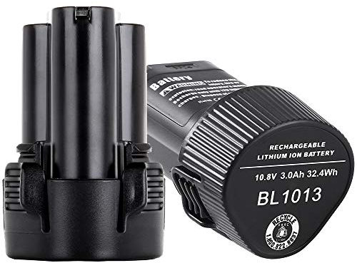 2X Dosctt 10.8V 3,0Ah Batterie de Remplacement pour Makita BL1013 BL1014 194550-6 194551-4 DF030DW DF030D DF030DWX DF330D TD090D TD090DWE TD090DWX