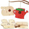 Baker Ross FC829 Schnecke & Gießkanne Vogelhaus Holz Bastelset - 2er Pack, Nistkästen für Vögel zum Bemalen und Basteln für Kinder Set