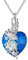 ROMANTICWORK Schmetterling Urne Halskette für Asche Sterling Silber Lilie Blume Urne Anhänger Halskette Einäscherung Andenken Kette Schmuck Geschenke für Damen