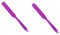 DOITOOL 2pièces Brosse Silicone Multifonction Pour Capillaire Et Soins Spatule De Grattage Pour Crème Et Gâteaux Couleur Violette