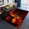 Skelettabstraktschädelhalloween Gedruckter Teppich 3D Wohnzimmer Teppich Schlafzimmer Teppich Bereich Teppich Heimdekoration Teppich Bodenmatte Große Fläche Anti Rutsch Teppich 120 X 16-1Q2N-F3I6-6W0
