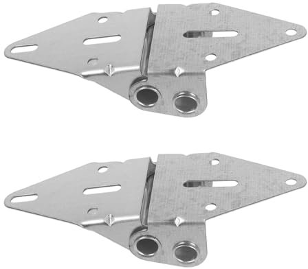 jojofuny 2pcs Garage Door Hinges Thick Metal Hinge for Motorhome Sectional Door Parts