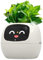 Qwertfeet Ivy Mini pot de fleurs intelligent rechargeable par USB pour décoration d'intérieur, rend la culture de plantes facile et amusante, couleur